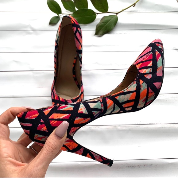 Colorful neon stiletto red bottoms shoes EU 39 - Picture 4 of 5